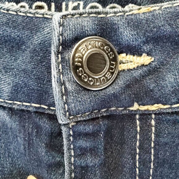 Maurices Jeans Womens 10 Blue Regular Fit Classic Stretch Denim Straight Leg - Picture 9 of 12